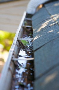 rain gutter cleaning